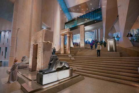 The Grand Egyptian Museum and the Alabaster Mosque